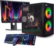 Veno Scorp Budget Gaming PC Bundle 22” Set Intel Core i5-16GB RAM - 128GB SSD - 500GB HDD – GT 730 2GB NOVA ARGB Gaming Case - WINDOWS 10