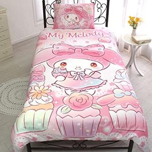 Sanrio SB-648-S My Melody 3-Piece Duvet Cover Set, Single