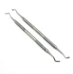 ADDLER Dental Filling Condenser and Plastic Amalgam Set Of 2 Instrument Rust Free Life Time Anti Rusting Warranty