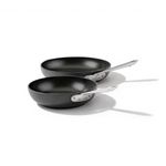 All-Clad 2100090557 E785S264 HA1 Hard Anodized Nonstick Dishwaher Safe PFOA Free 8 10-Inch Fry Pan Cookware Set, 2-Piece, Black