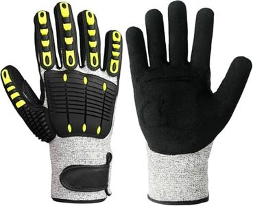 Wsobue Lobster Gloves for Diving, Puncture and Cut Resistant Fishing Spearfishing Freediving Scuba Diving Gloves, Fully Coated Safety Work Glove for Men Women (XX-Large)