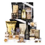 Virginia Hayward Hamper, With Thanks Basket - Hampers & Gourmet Gifts, Treats Including Cake, Chcolates, Popcorn, Crips, Merlot and more - Luxurious Presents