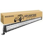 RIGIDON 50 Inch 288W Light Bar, Double Row Flood Spot Combo 28800LM LED Light Bar Waterproof Driving Boat Road LED Work Light for ATV UTV Jeep Truck