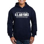 CafePress Proud To Be A U.S. Air Force Veteran Hoodie (Dark) Men's Dark Hooded Sweatshirt Hoodie Navy