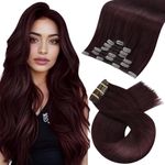 Moresoo Human Hair Clip in Extensio