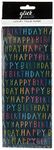 Navy Happy Birthday Tissue Paper