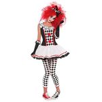 amscan 9902771 Halloween party horror cosplay Harlequin Honey Costume Dress Size Extra Large, Unisex Children, Multi-Coloured, 18-20 Years