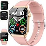 Smart Watch for Men Women Answer/Make Calls, 1.85" Touch Screen Smart Watches with Step Counter, Heart Rate Sleep Monitor, 110+ Sport Modes, Fitness Tracker, IP68 Waterproof Smartwatch for Android iOS