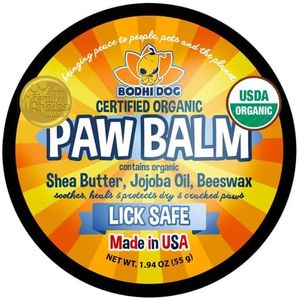 Bodhi Dog Paw Balm | USDA Certified Organic | Natural Soothing & Healing for Dry Cracking Rough Pet Skin | Protect & Restore Cracked and Chapped Dog Paws | Better Than Paw Wax (2oz)