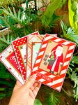 Crafted Forever handmade Christmas greeting card- pack of 4 with envelopes, 4x6 size, Inside Blank, 300 GSM paper used