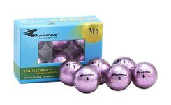 Chromax BCM56-PURP Metallic M5 Colored Golf Balls (Pack of 6), Purple