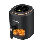 Mellerware By INALSA Air Fryer For Home MWAF 03 with window Display|1500 W & 4.5L Capcity|Quick Heat Circulation|Auto Shut Off|8 Preset Menu|Grill,Fry,Bake, Roast, Deforst & Dehydrate.