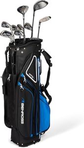 Benross HTX2 Golf Clubs Full Set with Cart Bag, Driver, Fairway Wood, Hybrid, Irons 5-SW, Mallet Putter - Graphite & Steel Shafts, All-Weather Grips - Golf Club Sets for Men