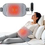 COMFIER Heating Pad for Back Pain,Lower Back Massager with Heat with Hand Warmer Pocket,Extra Large Size Heating Pads for Period Cramps,Heated Waist Belt, Mother Day Gift