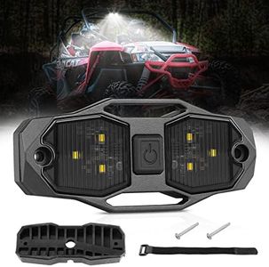 ACEC SHOP UTV Dome Light 12V Universal Roll Bar Mount LED Dome Light UTV Interior Light Utility Roll Cage Dome Light Map Light Courtesy Light for UTV Polaris RZR Ranger SxS Wrangler Truck