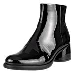 ECCO Women's Sculpted Luxury 35mm Ankle Boot, Black Patent, 8-8.5