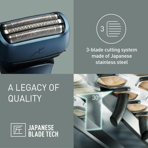 Panasonic 3-Blade Wet & Dry Electric Shaver – Cordless Razor