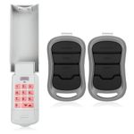 Soobool 2 Garage Door Remotes for Genie Intellicode and Garage Door Opener Keypad