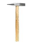 QWORK Welding Chipping Hammer, 14oz, Two-head Hammer with Wooden Handle, Welding Cleansing and Crushed Ice