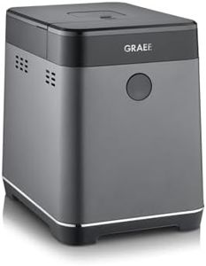 GRAEF Brotbackautomat BA806, Brotbackmaschine mit 36 Programmen, 500 g oder 750 g Brot, 60 min Warmhaltefunktion, einstellbare Gehzeiten, 3 Stufen Bräunungsgrad