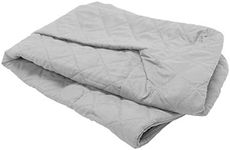 Furhaven Pet Dog Bed Cover - Quilted Traditional Sofa-Style Living Room Couch Pet Bed Replacement Cover for Dogs and Cats, Silver Gray, Medium