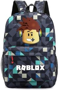 Fexinshern Mochila infantil Robl-ox para la escuela y el deporte, para niños mayores de 6 años, mochilas de día, mochilas de senderismo, mochilas escolares y mochilas, multicolor, M