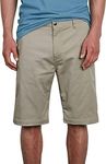 Volcom Men's Vmonty Stretch Chino Short, Khaki, 34