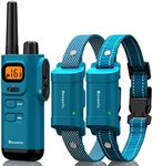 Bousnic Dog Training Collar with Remote - 4000ft Waterproof Dog Shock Collars 2 Dogs for Large Medium Small Dogs Rechargeable E Collars for Dogs Training with Beep Vibration Humane Shock(1-16) Mode