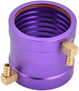 Topiky Chaqueta de refrigeración por Agua para Barcos RC, Metal 36 mm Disipación de Calor Refrigeración por Agua Chaqueta M5 Cubierta de Rosca refrigerada por Agua para Barcos RC Modelo Accesorios