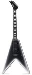 WestCreek CERBERUS Solid Body Electric Guitar, V Heavy Metal Guitar, Right Handed, Rounded End Frets, Bone Nut, Rosewood Fingerboard, Mahogany Body (Black)