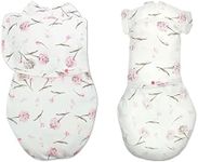 embé Starter and Transitional Swaddle Bundle - Pink Clustered Flowers