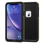 PINGTEKOR for iPhone XR Waterproof Case,Retail Packaging,Rugged Heavy Duty Wireless Charging Full Body Protective with Built-in Screen Protector Clear Case for iPhone XR Case 2018 (Black)