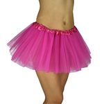 JUNBESTN Women Costume Tutu Skirt for Women Party Favor Halloween Merry Christmas Accessories Tutu Skirt Rose Red