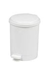 Chabrias Ltd 20L Litre White Bathroom, Medical Clinical Recycling Commercial Utility Waste Trash Pedal Bin (1 x 20 Litre, White)