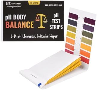 nutriEffect pH Test Strips | Discover Your Body's pH Levels | Urine Test Strips for Balanced Health | Early Imbalance Detection, Dietary Guidance, Health Monitoring | (80 Strips)