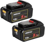 Powarobor 2 Pack 18V 5.5Ah DCB184 L