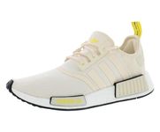 adidas Women's NMD_r1 Running Shoe, Ecru Tint/Ecru Tint/Impact Yellow, 10