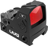 UUQ Mini Reflex Red Dot Sight Shake Awake Optic Sight for Rifles, Pistols and Shotguns 2MOA,12 Brightness Adjustment Red Dot Scope，Suitable for Rmr or 20mm Picatinny Rail