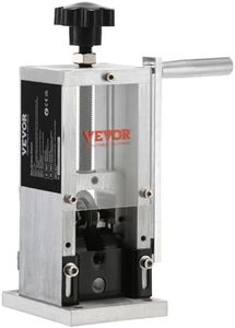 VEVOR Manual Wire Stripping Machine, Φ1.5-30 mm Copper Stripper with Hand Crank or Drill Powered, Visible Stripping Depth Reference, Portable Aluminum Frame Wire Peeler for Scrap Copper Recycling