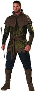InCharacter Costumes Men's Robin Hood of Nottingham Costume, Green/Brown, Medium