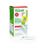 Xlear Natural Neti Pot Sinus Rinse Refill Packets, Sinus Relief Saline Nasal Rinse with Xylitol (50 Packets) : 50 Count