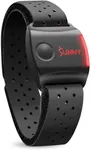 Sunny Health & Fitness Heart Rate Monitor Armband with LED Indicator, Step Counter, Comfortable Strap for Fitness, Training, Exercise and Bluetooth and ANT+ Enabled with Free SunnyFit App