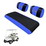 10L0L Golf Cart Seat Covers for Yamaha G2 G9 G16 G19 G22 & Club Car DS Pre-2000, EZGO Marathon,Washable Durable Breathable Material Cover Fit Like a Glove,Easy to Install