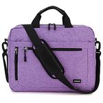 Laptop Bag for Women,RAVUO 15.6 inch Lightweight Shoulder Bag Water Resistant Shockproof Laptop Sleeve Case Business Briefcase with Shoulder Strap Purple