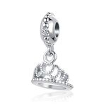 MiniJewelry Princess Queen Crown Tiara Charm Compatible with Pandora Charms Bracelets Women Sister Girls Birthday Wife Mother Grandma