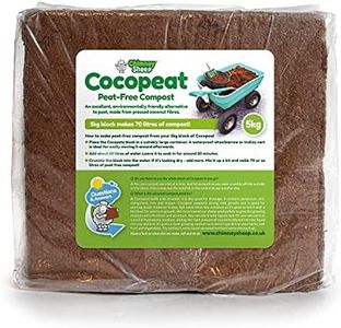 5kg Block of Cocopeat makes 70 litres of Peat-Free Compost