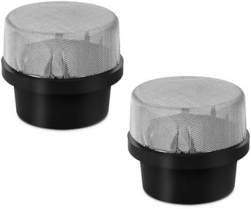 PEUTIER 2pcs 190106Z Air Bleeder Screen Caps, Stainless Steel Pool Filter Screen Caps Good Sealing Pool Filter Cap Replacement Compatible with Pentair, EasyClean DE and Quad DE Filters