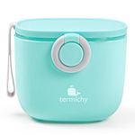 Termichy Formula Dispenser, Portable Formula Container with Scoop and Carry Handle for Travel, 500ml (Blue)