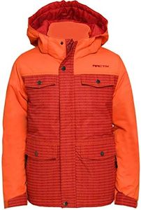 Arctix Kids Slalom Insulated Winter Jacket, Arrowhead Red Orange, Medium