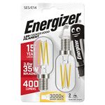 ENERGIZER Filament LED Cooker Hood 400LM 3.8W E14 (SES) Pack of 2